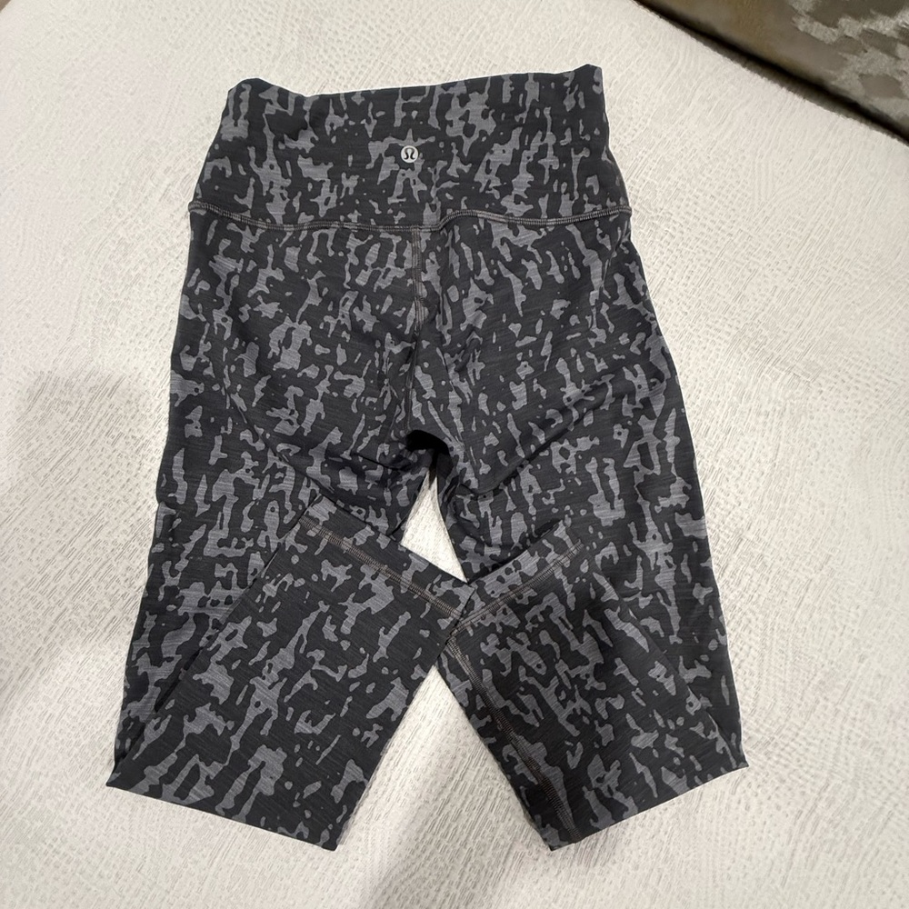 lululemon athletica Gray Patterned Leggings